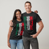 メキシコプライド4ライフメキシコ国旗のヴィンテージ Tシャツ (ユニセックス)