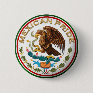 メキシコプライド(メキシコ国旗からイーグル) 缶バッジ