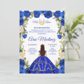メキシコプリンセスクラウンネイビーシャルラ15招待状 招待状 (スタンド正面)