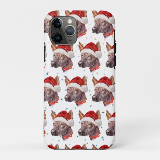 メキシコヘアレスドッグのクリスマススター Case-Mate iPhoneケース (裏面)