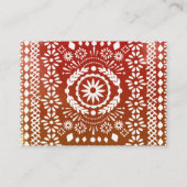 メキシコベビースタイル赤ちゃんシャワー用の本 エンクロージャーカード (裏面)