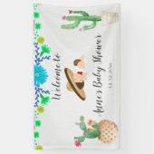 メキシコベビームチャチョ赤ちゃんシャワー旗 横断幕 (縦)