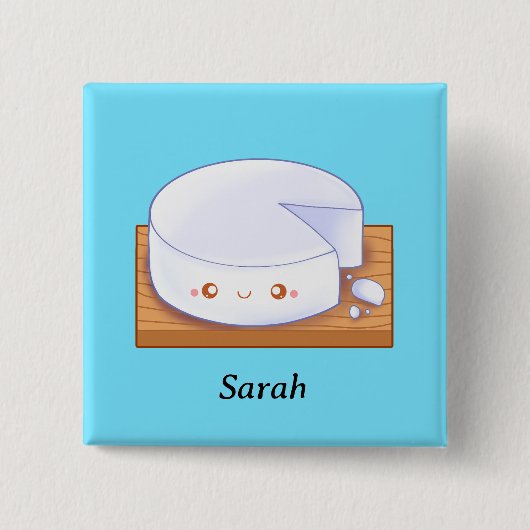 メキシコホワイトチーズケソフレスコ 缶バッジ (正面)