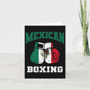メキシコボクシンググローブメキシコプライド愛国的なメンズ カード