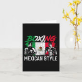 メキシコボクシングスポーツファイトコーチボクサー カード (黄色い花)