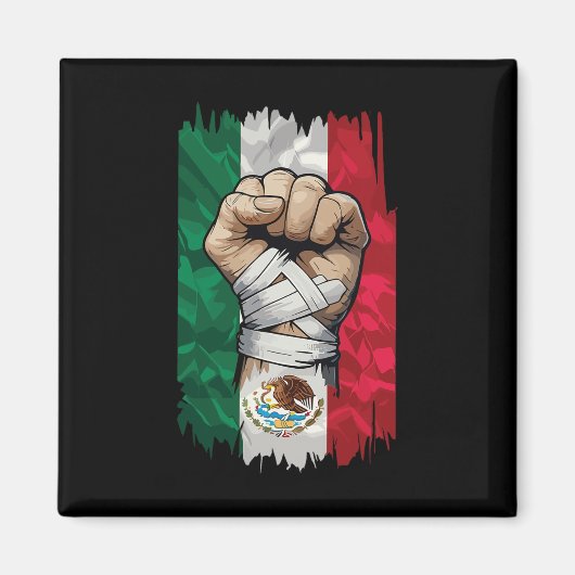 メキシコボクシング拳伝統 マグネット (正面)