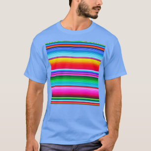 メキシコポンチョ背景シームレスパターン Tシャツ
