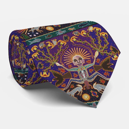 メキシコマヤのアステカな女神の民族の種族の芸術Boho ネクタイ (ロール)