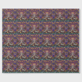 メキシコマヤのアステカな女神の民族の種族の芸術Boho ラッピングペーパー (フラット)