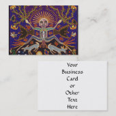 メキシコマヤのアステカな女神の民族の種族の芸術Boho 名刺 (正面/裏面)