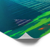 メキシコマヤのピラミッド愛の芸術 ポスター (角)