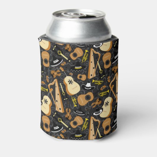 メキシコマリアチオーケストラ漫画デザイン 缶クーラー (缶裏面)