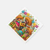 メキシコマリアチバンド スタンダードカクテルナプキン (角)