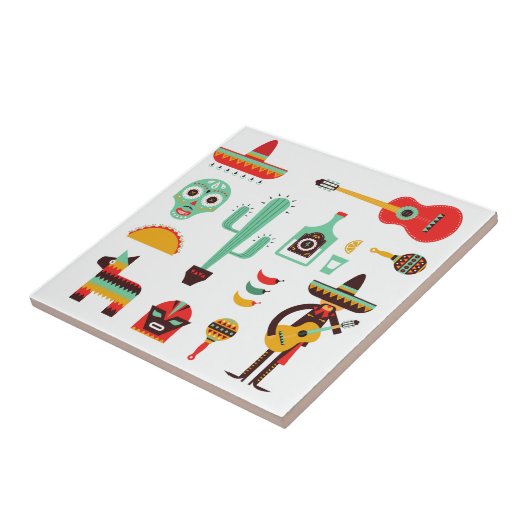 メキシコマリアッチ タイル (側面)