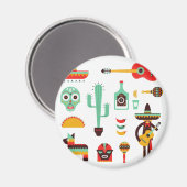 メキシコマリアッチ マグネット (正面/裏面)