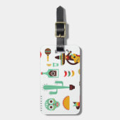 メキシコマリアッチ ラゲッジタグ (正面縦)