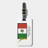 メキシコメキシコシティの南代表団CTR LDS ラゲッジタグ (正面縦)