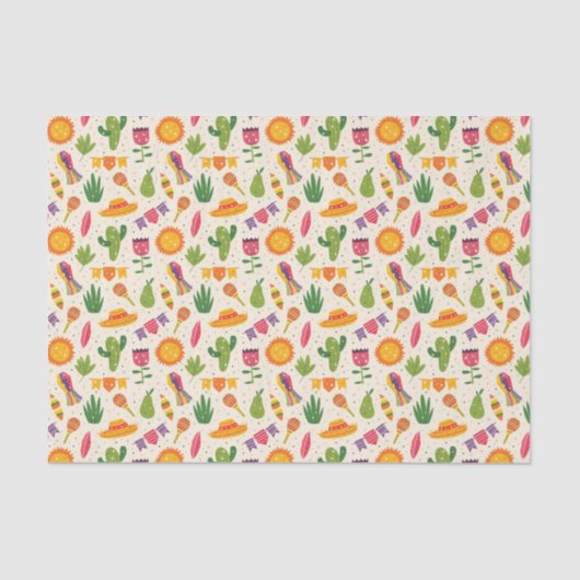 メキシコメキシコフィエスタサボスパーティー 薄葉紙 (正面)