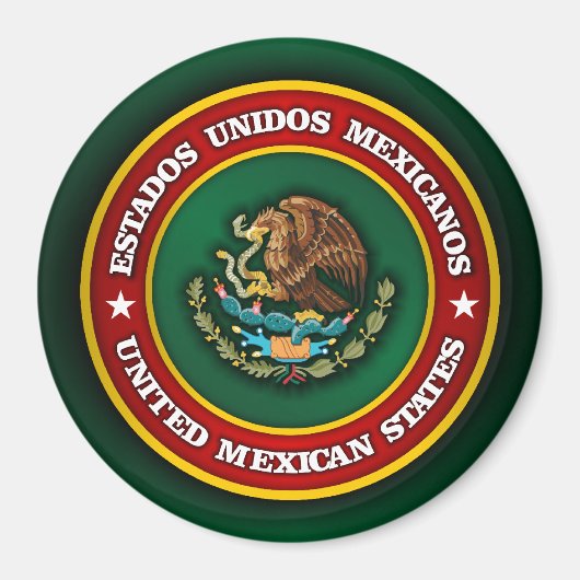 メキシコメダリオン マグネット (正面)