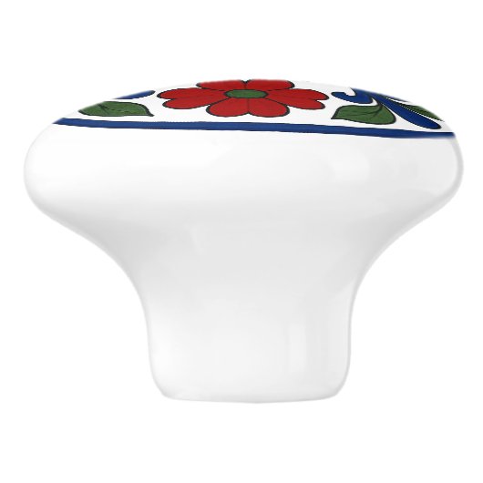 メキシコモダンンタラベラフォークアートセラミックノブ セラミックノブ (側面)