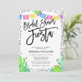 メキシコモダンンフィエスタブライダルシャワー 招待状 (スタンド正面)