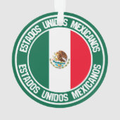メキシコラウンドエンブレム オーナメント (裏面)