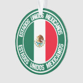 メキシコラウンドエンブレム オーナメント (正面)
