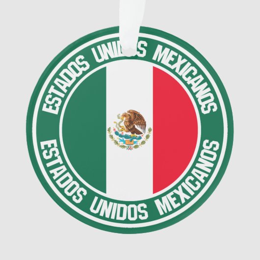 メキシコラウンドエンブレム オーナメント (正面)