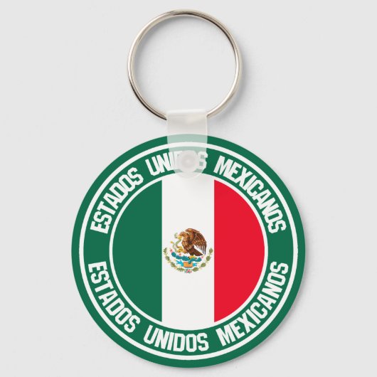 メキシコラウンドエンブレム キーホルダー (正面)