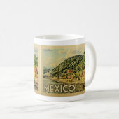メキシコレイクシャパラヴィンテージトラベル コーヒーマグカップ (正面右)