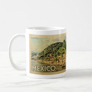 メキシコレイクシャパラヴィンテージトラベル コーヒーマグカップ