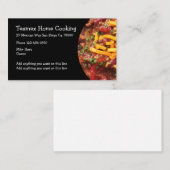 メキシコレストランの料理 名刺 (正面/裏面)