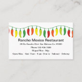 メキシコレストランデザイン 名刺 (正面)