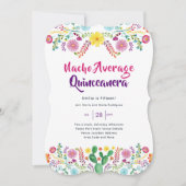 メキシコンフィエスタ どんなイベントにも使える フォークアートの招待状 招待状 (正面)