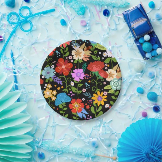 メキシコンフォークアートのウェディング ペーパープレート (パーティー)