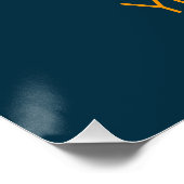 メキシコヴィンテージサボテン国旗のソンブレロ土産 ポスター (コーナー)