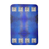 メキシコヴィンテージシルバーミラグロサンムーン バスマット (正面縦)