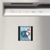 メキシコヴィンテージスキューバダイビングマスク マグネット (インサイチュ (食洗機))