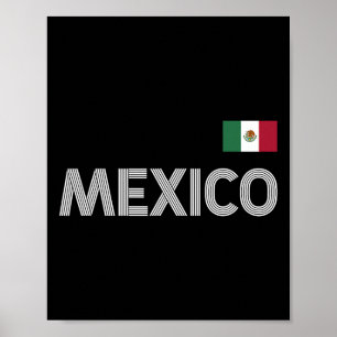 メキシコヴィンテージメキシコ国旗のプライドハジャージー ポスター