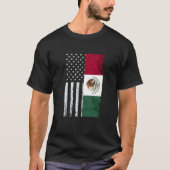 メキシコヴィンテージメキシコ州旗アメリカ合衆国メキシコPr Tシャツ (正面)