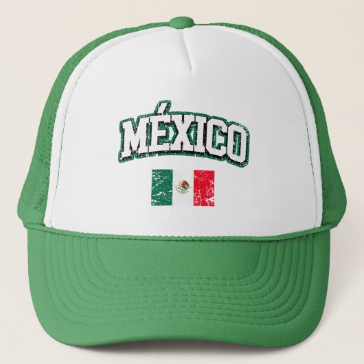メキシコヴィンテージ国旗 キャップ (正面)