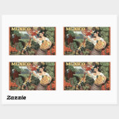 メキシコヴィンテージ旅行のシール 長方形シール (シート)