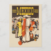 メキシコヴィンテージ旅行はがき ポストカード (正面)