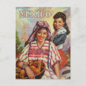 メキシコヴィンテージ旅行はがき ポストカード (正面)