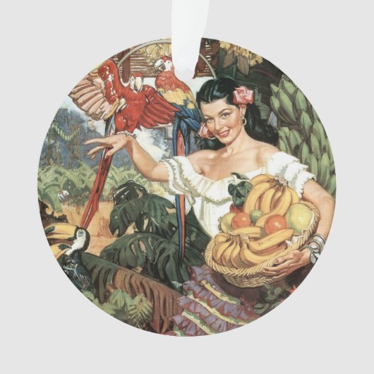 メキシコヴィンテージ旅行オーナメント オーナメント (正面)