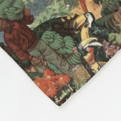 メキシコヴィンテージ旅行フリースブランケット フリースブランケット (角)