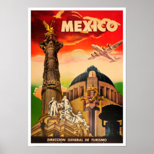 メキシコヴィンテージ旅行ポスター ポスター