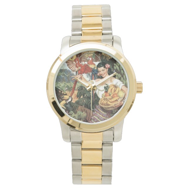 メキシコヴィンテージ旅行時計 腕時計 (正面)