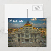 メキシコヴィンテージ観光旅行がはがきを追加 ポストカード (正面/裏面)