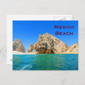 メキシコヴィンテージ観光旅行の追加 ポストカード (正面/裏面)